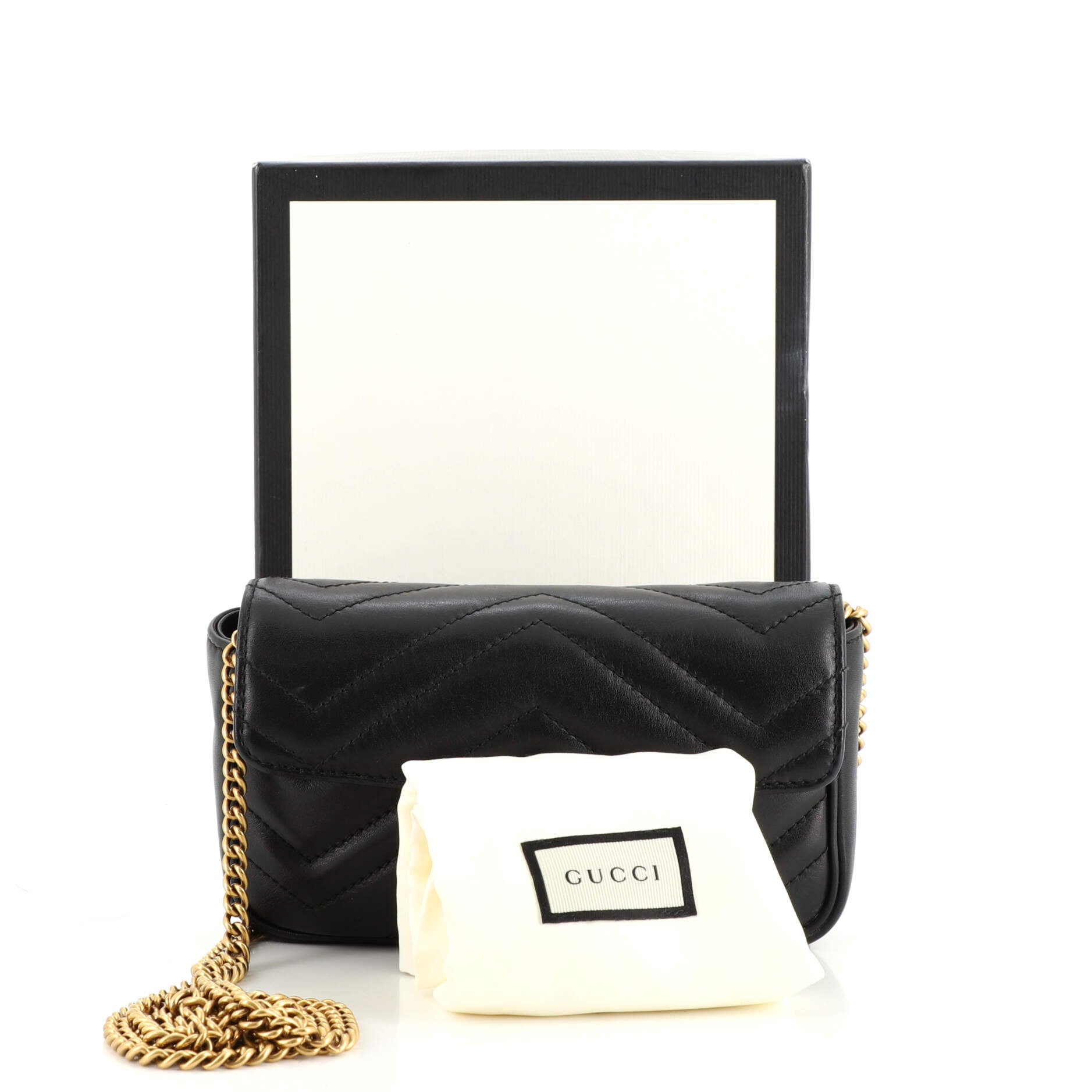 GG Marmont Flap Bag Matelasse Leather Super Mini