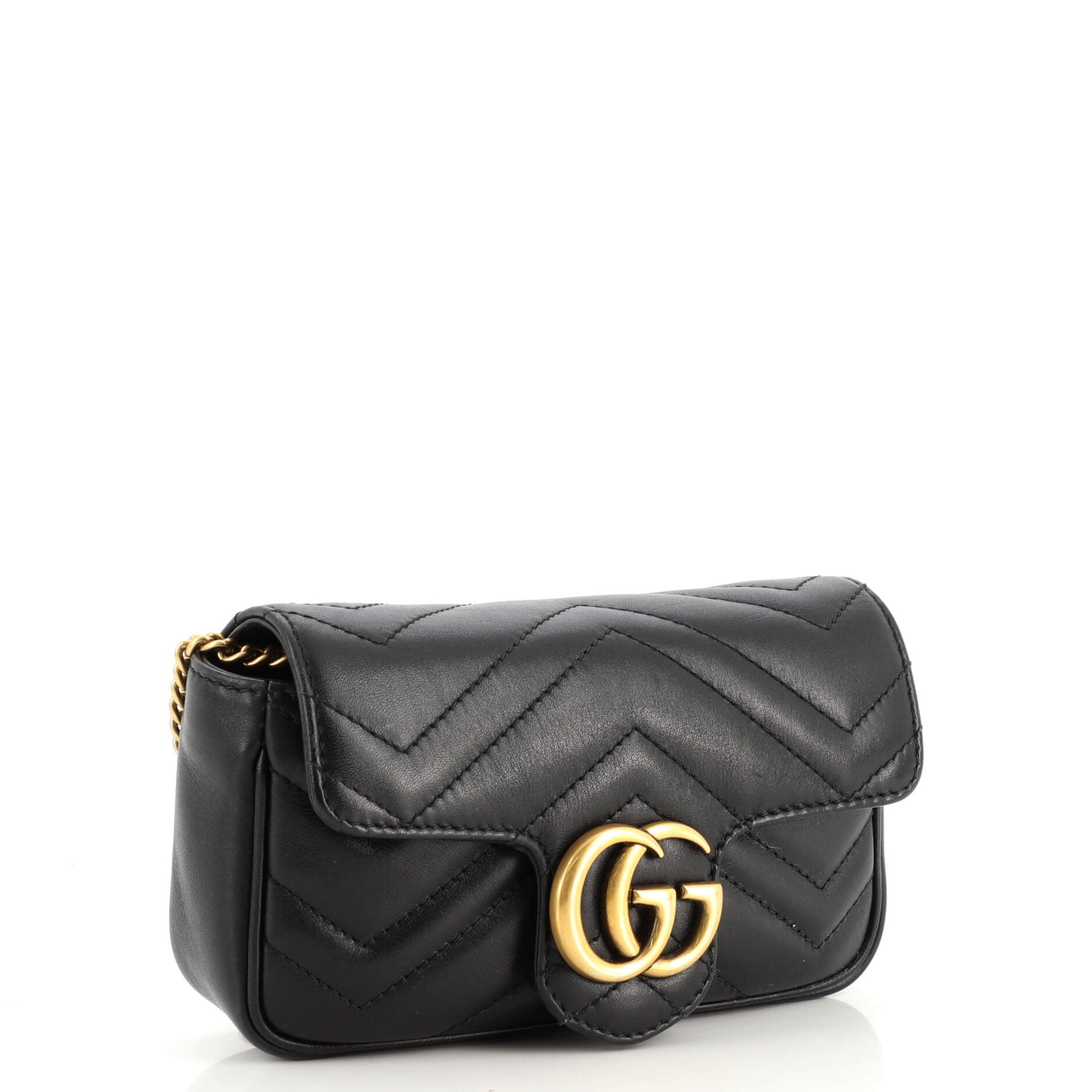 GG Marmont Flap Bag Matelasse Leather Super Mini