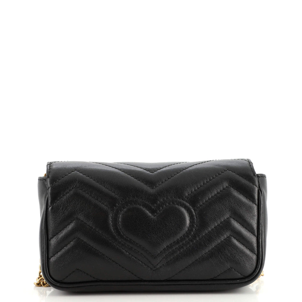 GG Marmont Flap Bag Matelasse Leather Super Mini