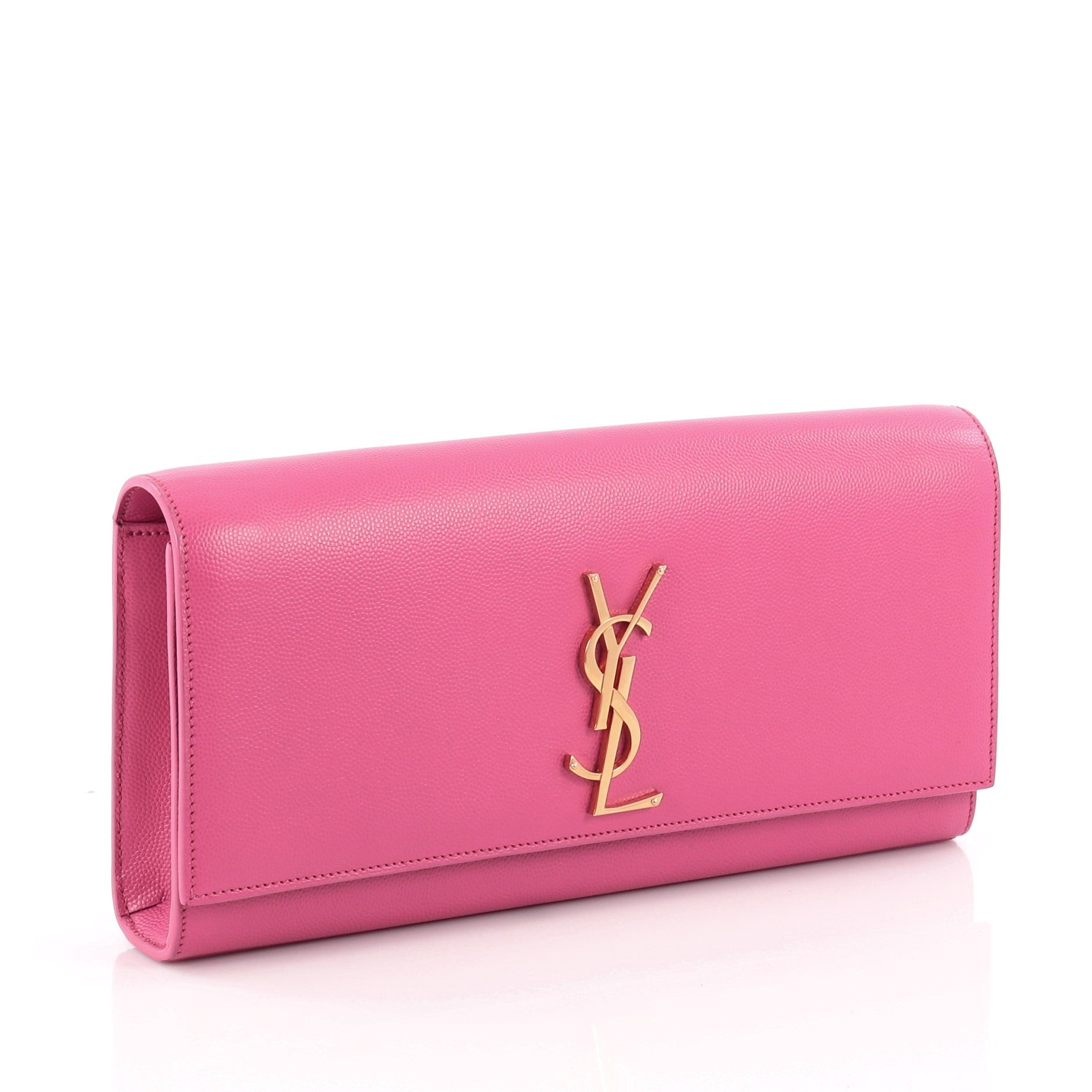 Classic Monogram Clutch Leather Medium