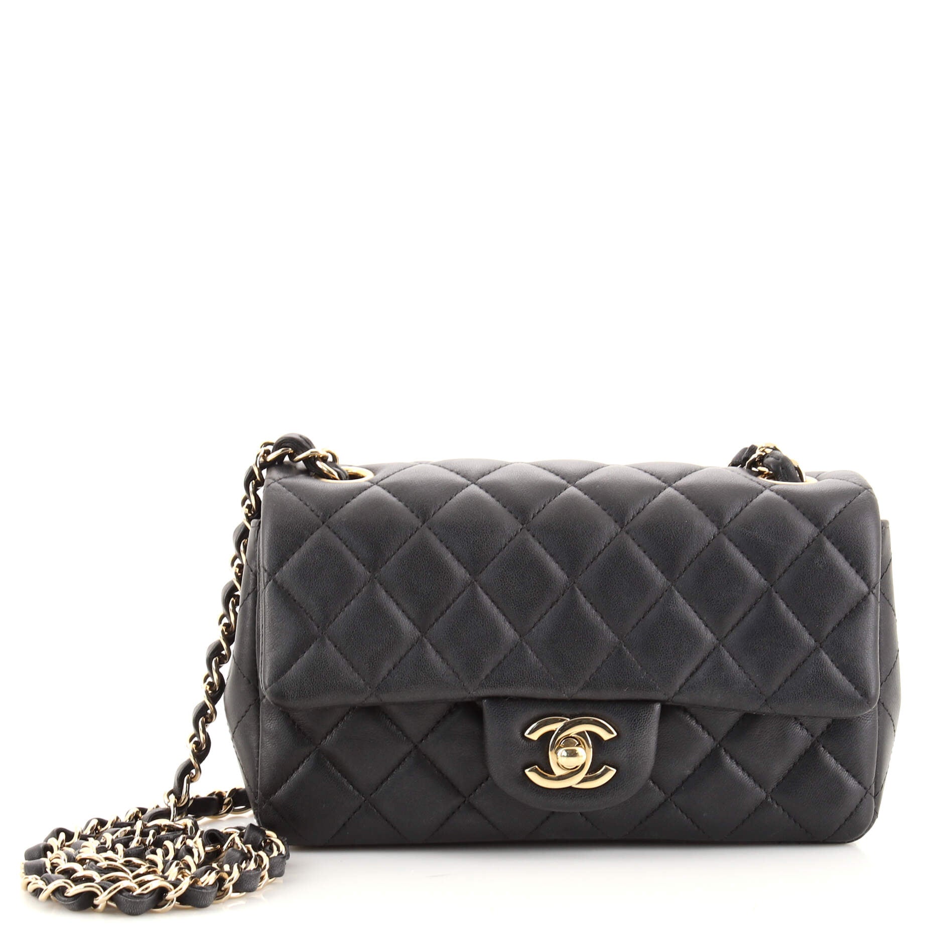 Classic Single Flap Bag Quilted Lambskin Mini
