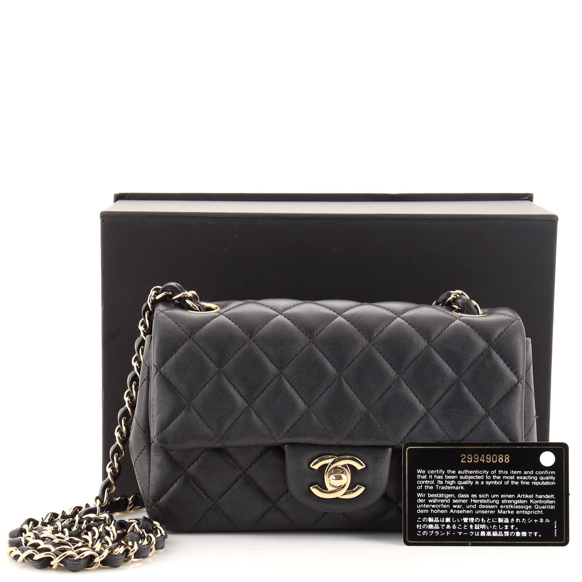 Classic Single Flap Bag Quilted Lambskin Mini