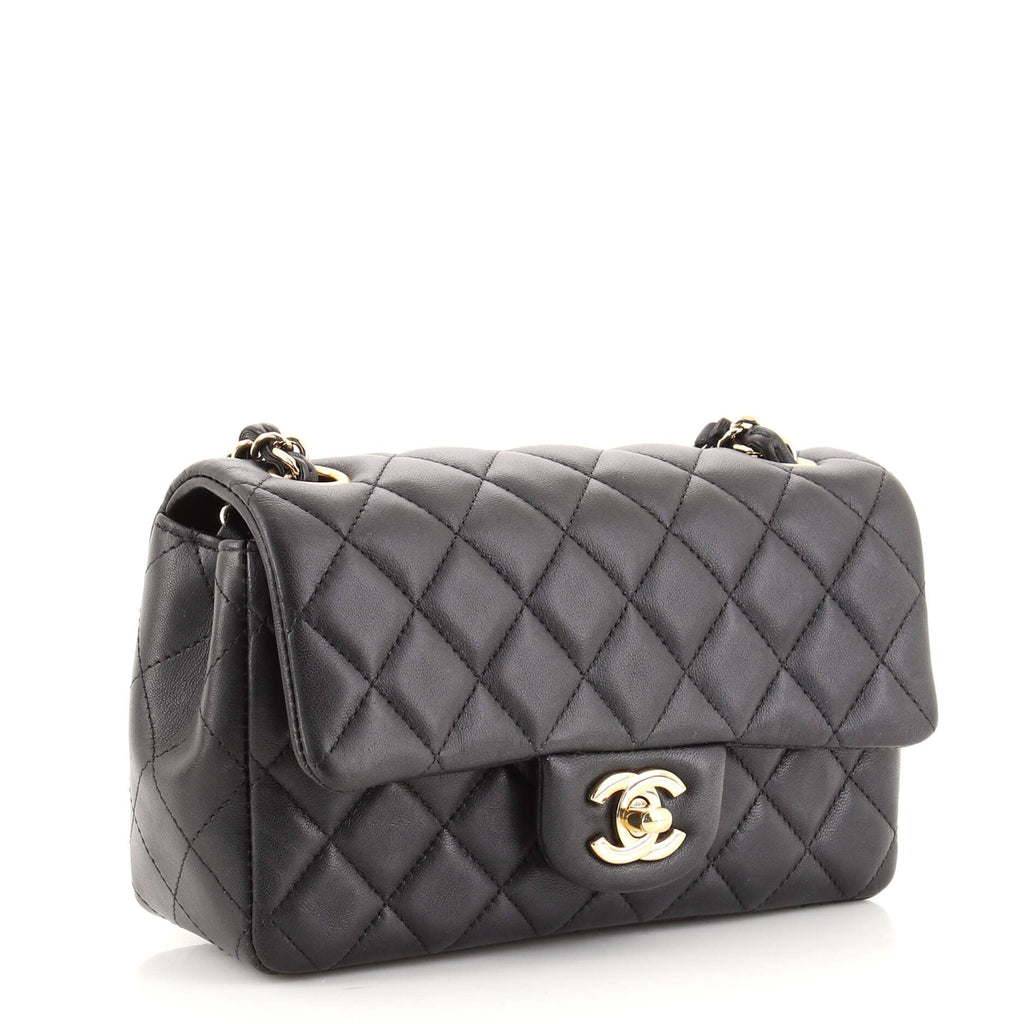 Classic Single Flap Bag Quilted Lambskin Mini