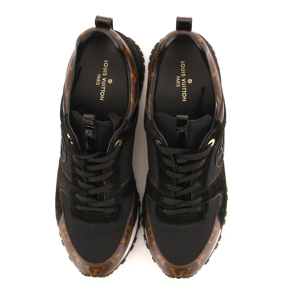 Women's Run Away Sneakers Mesh with Monogram Canvas and Suede