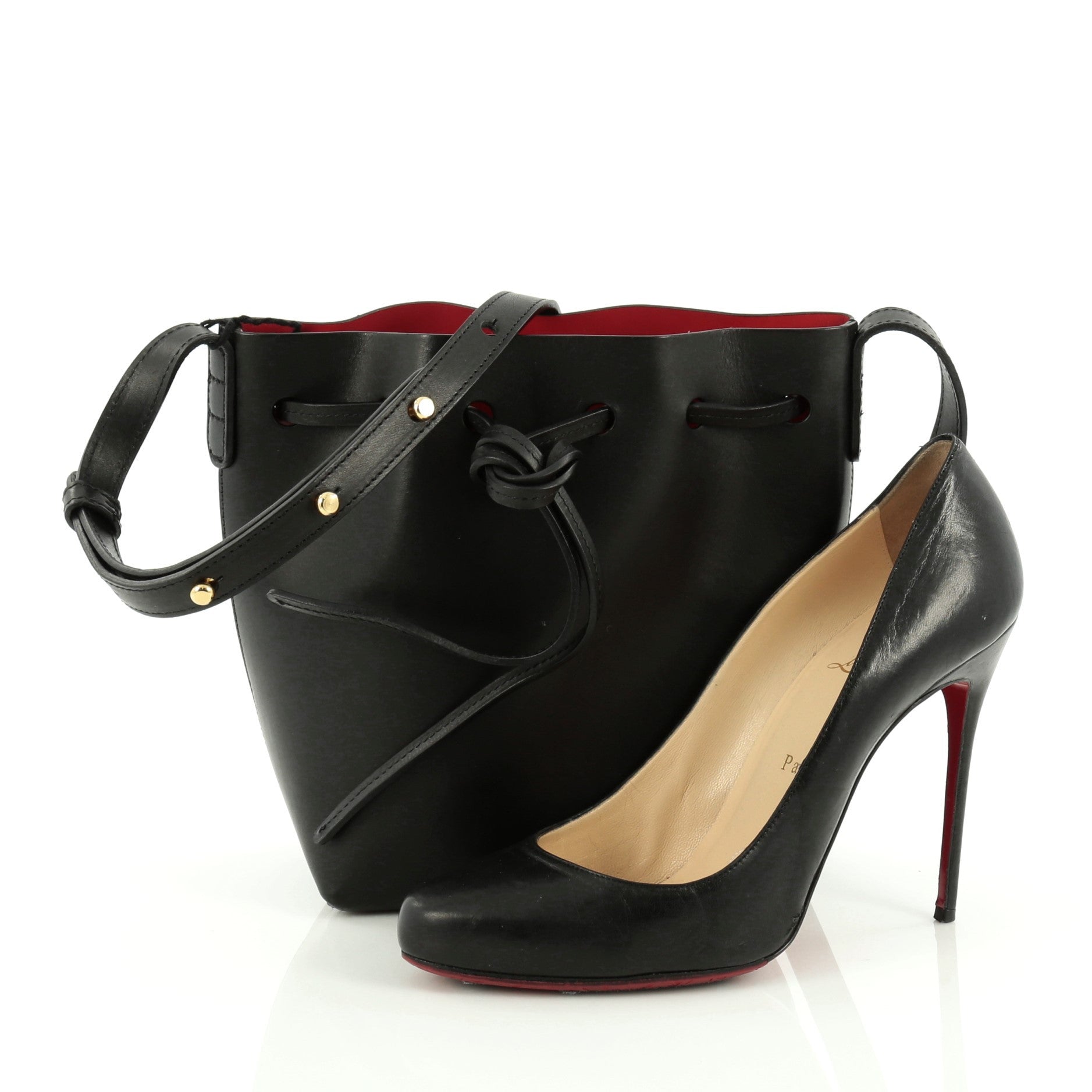 Bucket Bag Leather Mini Mini
