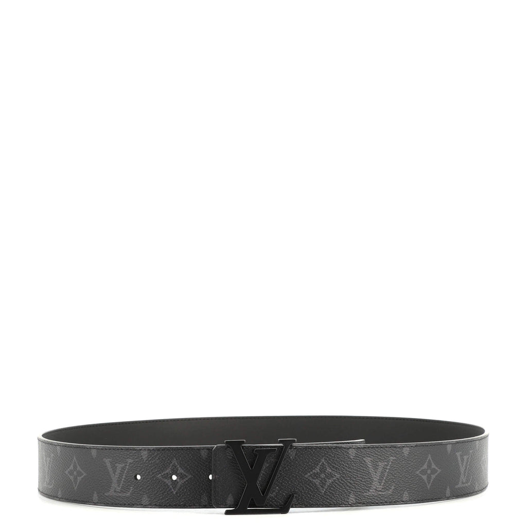 LV Initiales Reversible Belt Monogram Eclipse Canvas Wide 90