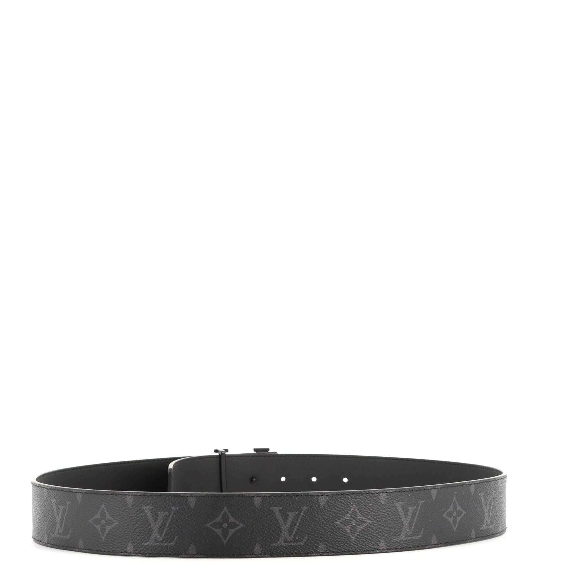 LV Initiales Reversible Belt Monogram Eclipse Canvas Wide 90