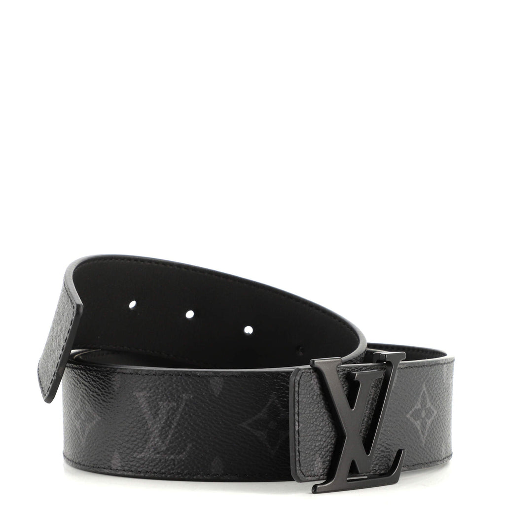 LV Initiales Reversible Belt Monogram Eclipse Canvas Wide 90