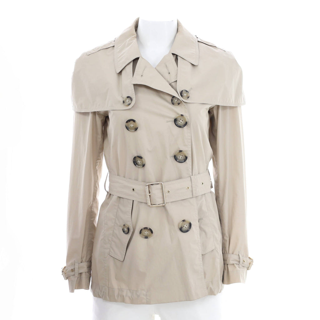 Women's Mid-Length Trench Coat Cotton Blend