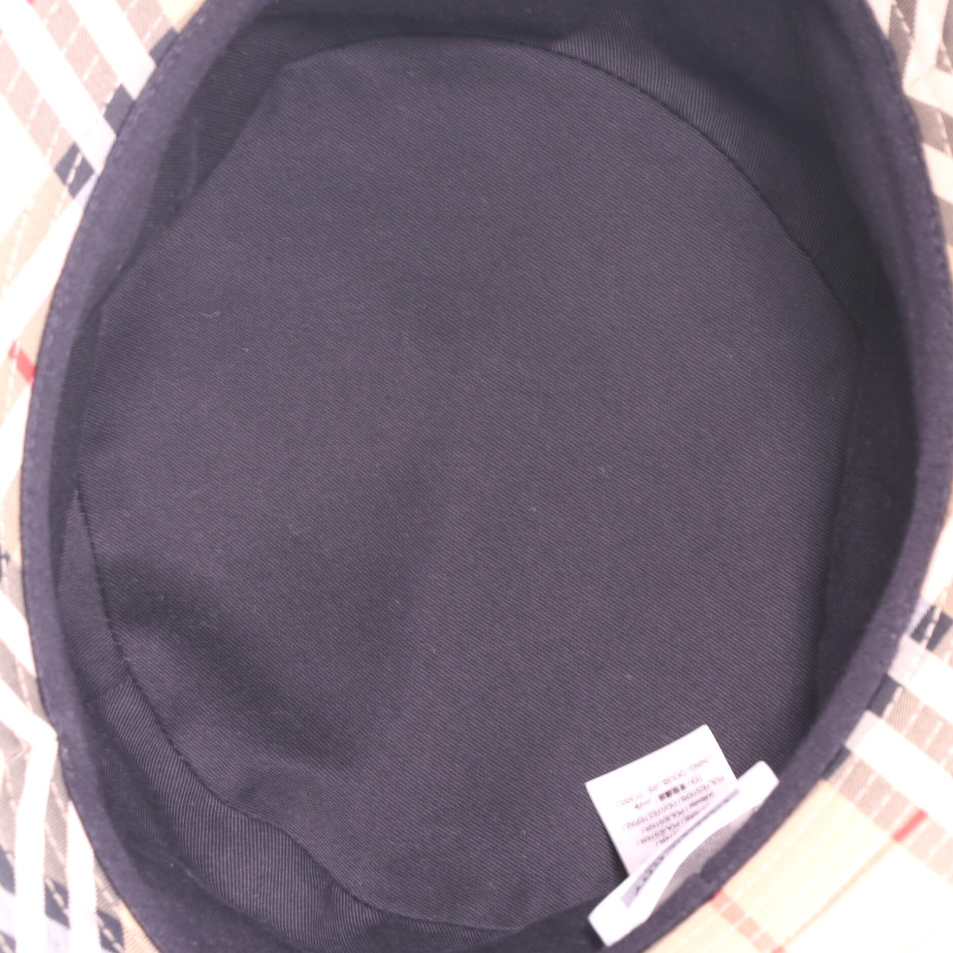 Bucket Hat Vintage Check Canvas
