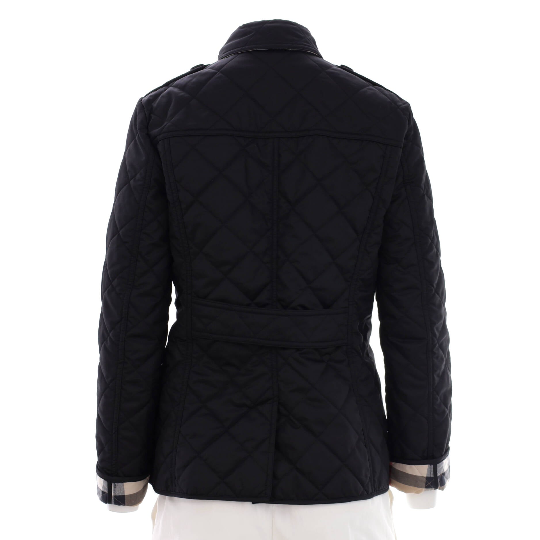 Women's Button-Up Jacket Quilted Polyester Blend