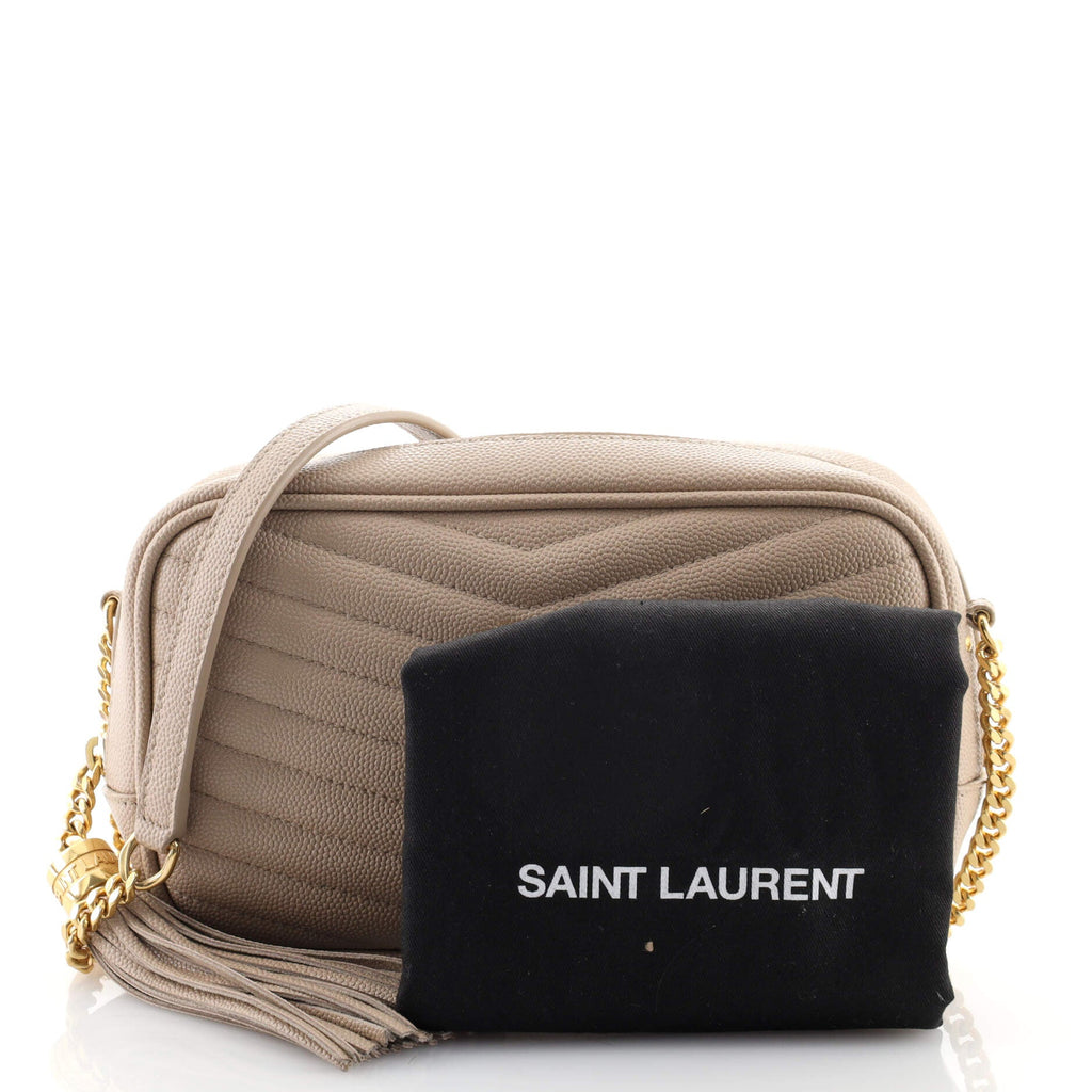 Lou Camera Bag Matelasse Chevron Leather Mini
