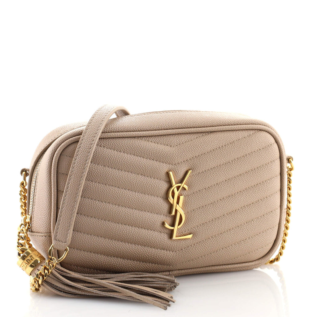Lou Camera Bag Matelasse Chevron Leather Mini
