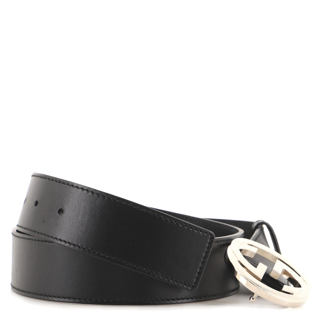 Interlocking G Belt Leather Wide 90