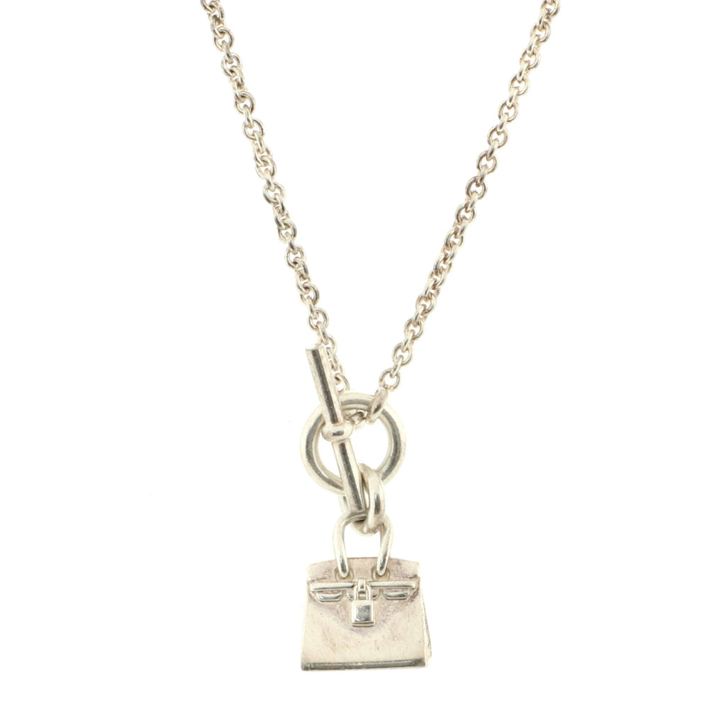 Birkin Amulette Pendant Necklace Sterling Silver