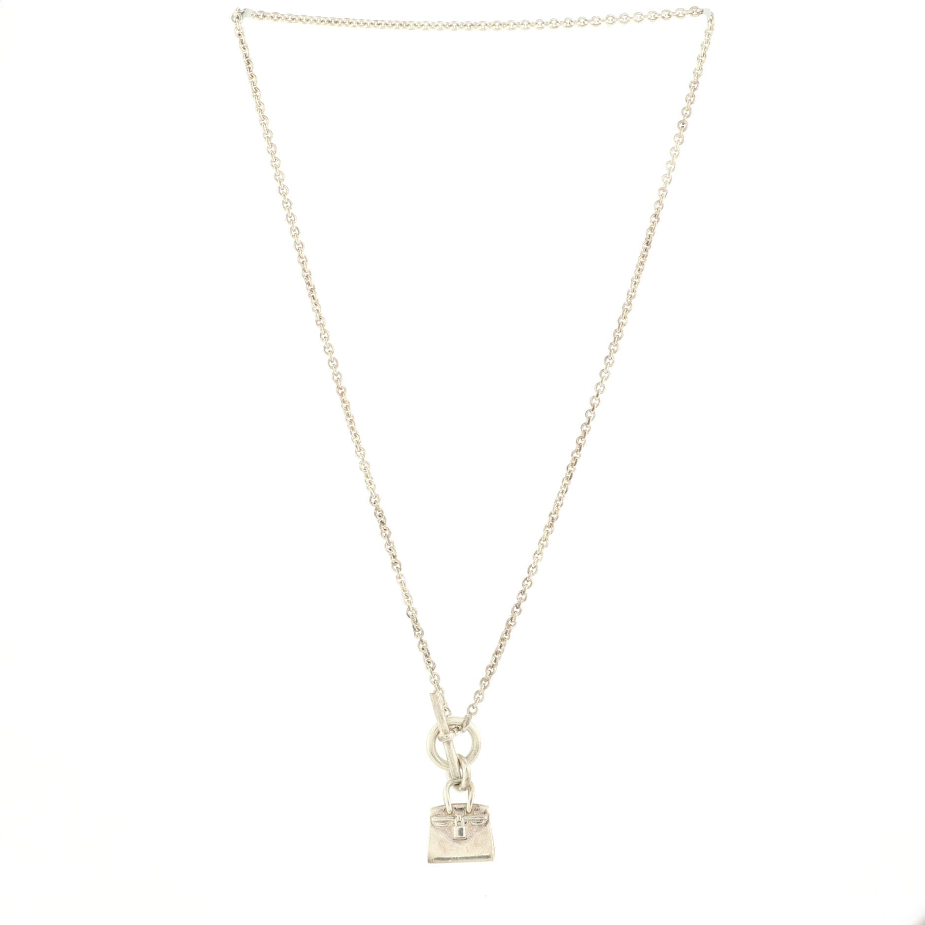 Birkin Amulette Pendant Necklace Sterling Silver