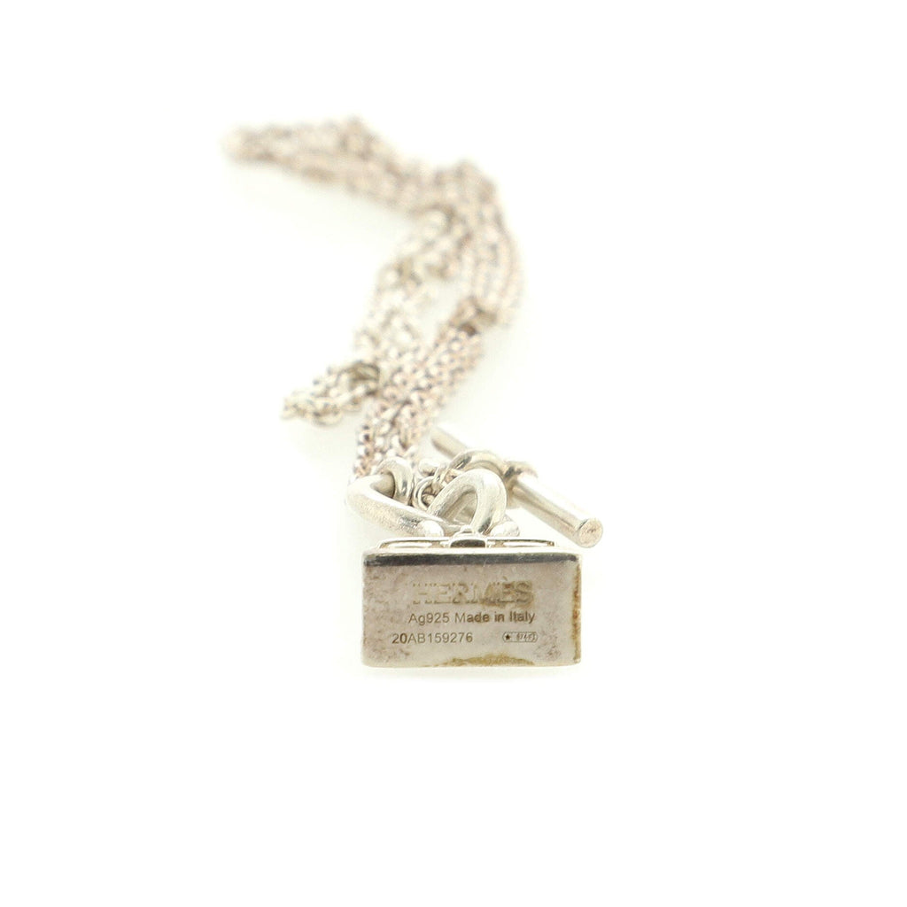 Birkin Amulette Pendant Necklace Sterling Silver
