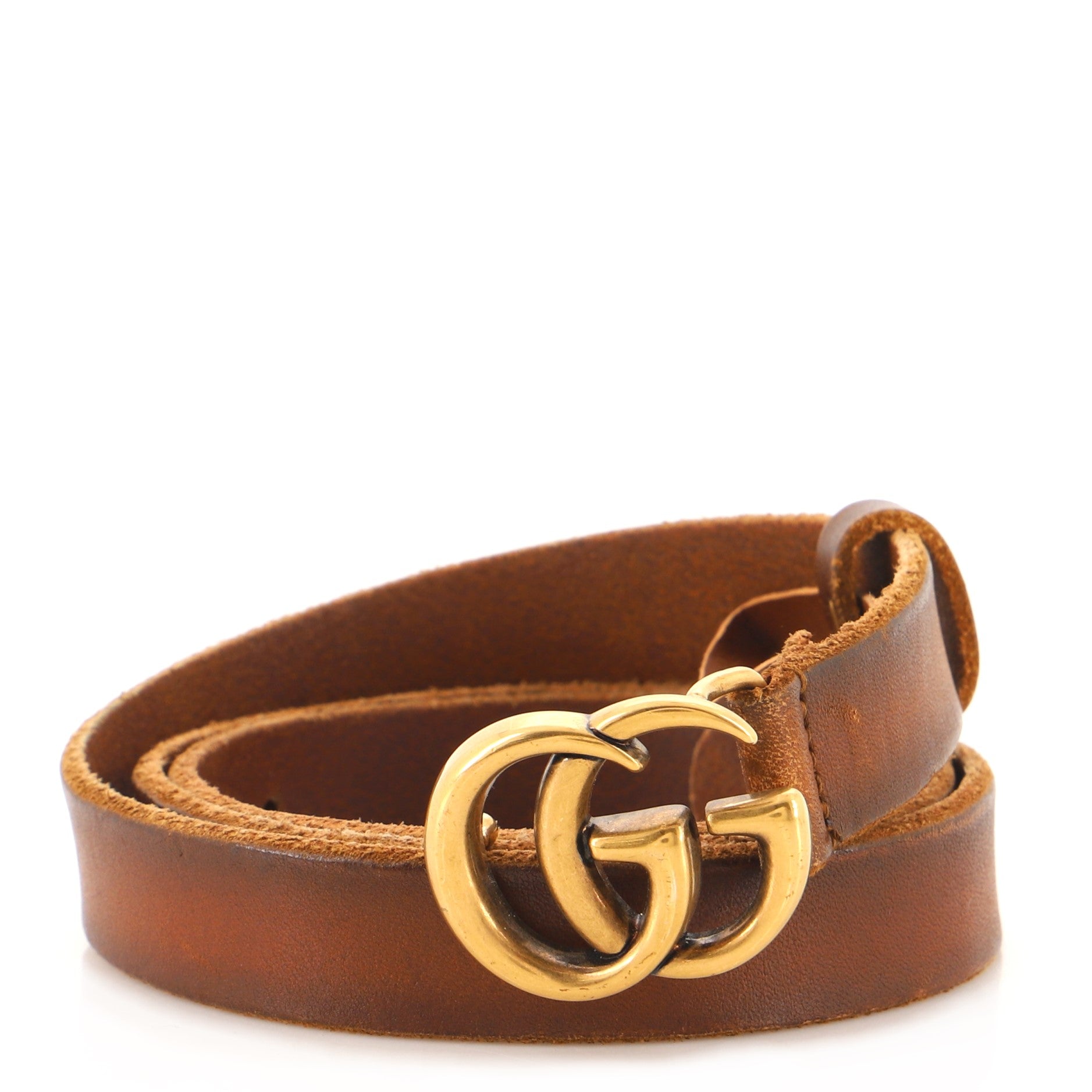 GG Marmont Belt Leather Thin 85