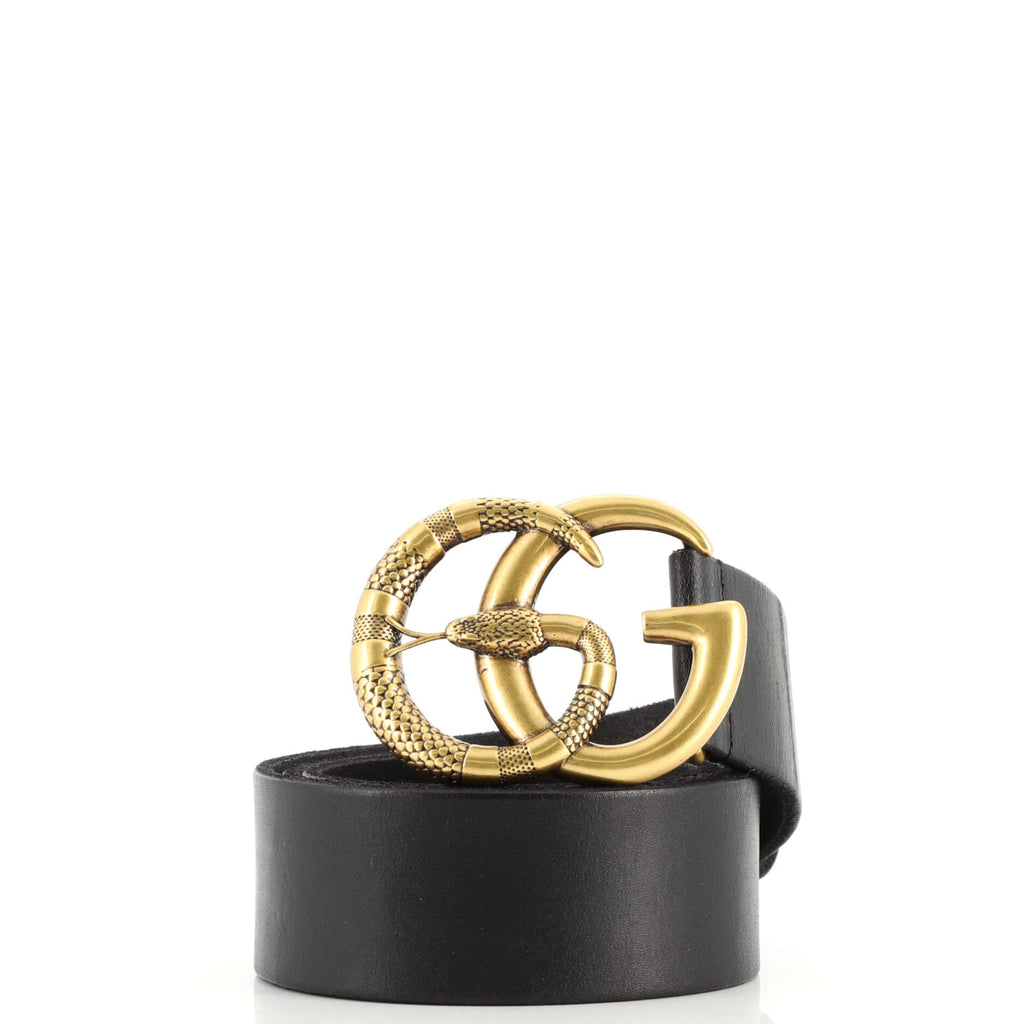 Snake Marmont Belt Leather Wide 80