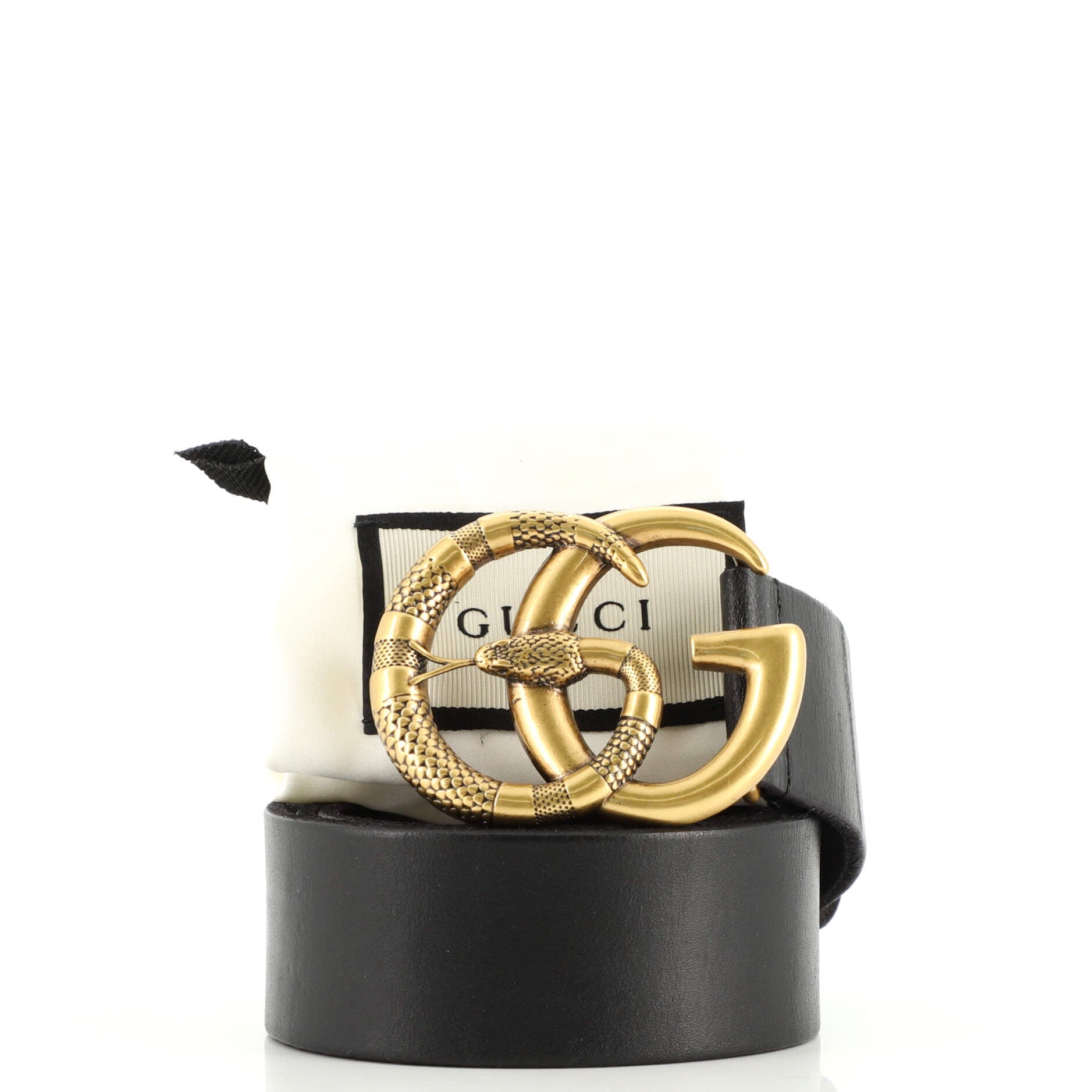 Snake Marmont Belt Leather Wide 80