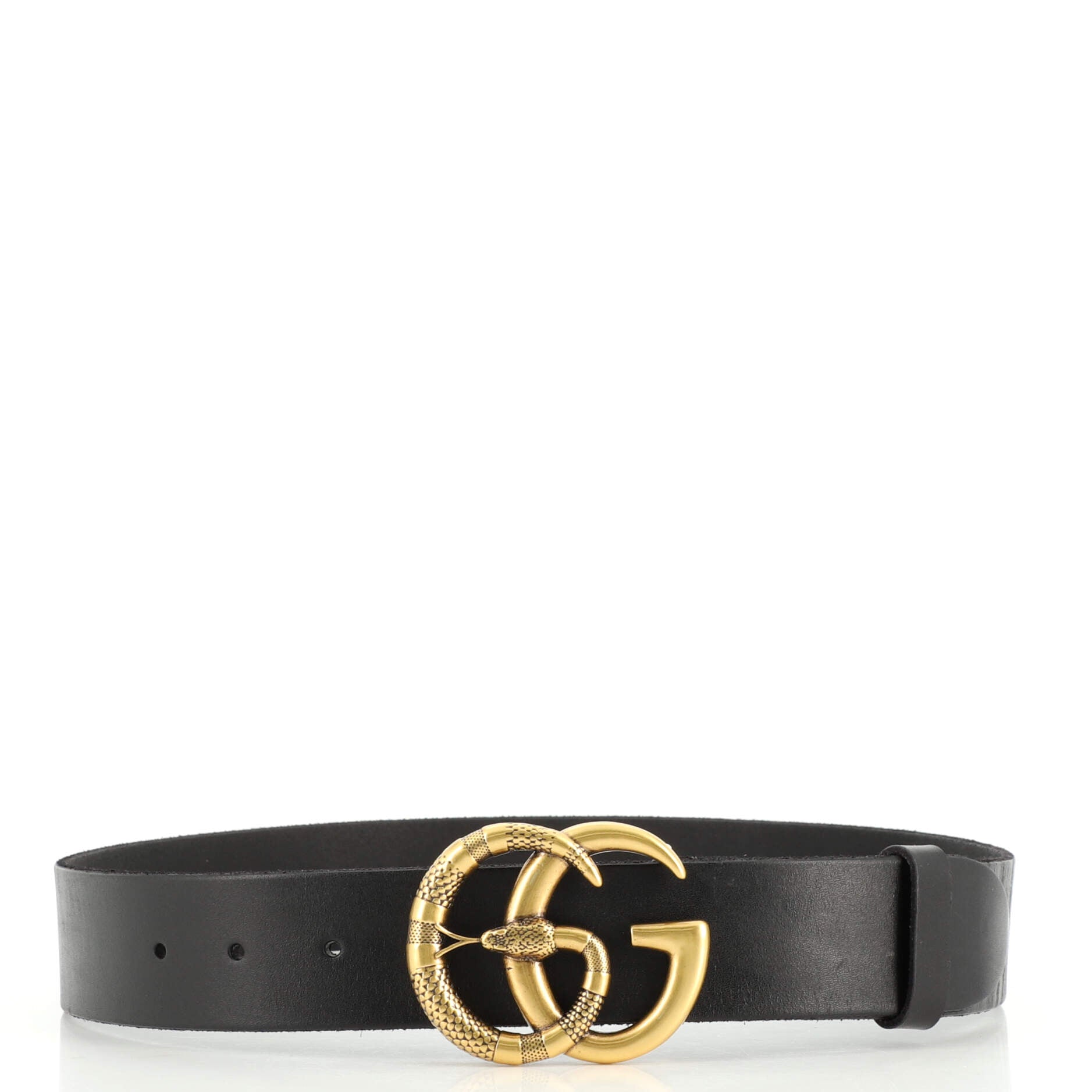 Snake Marmont Belt Leather Wide 80