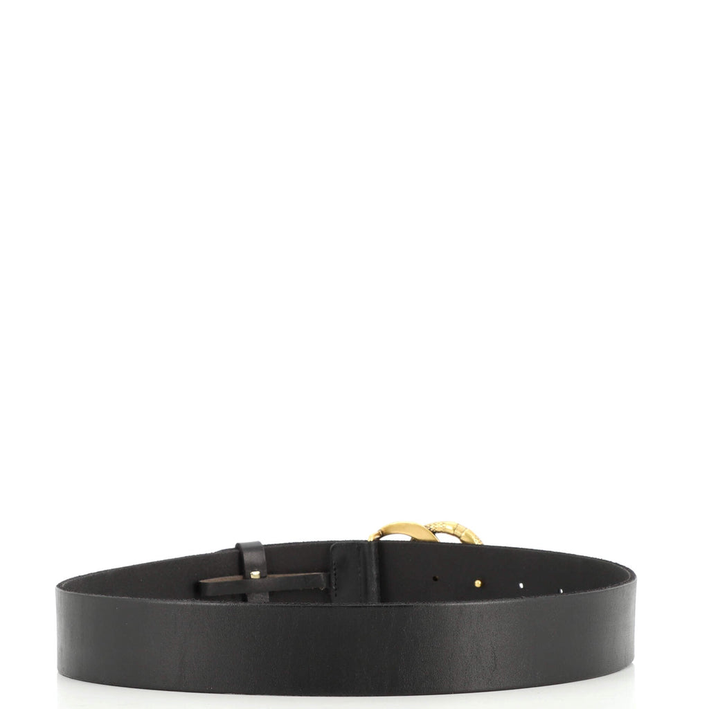 Snake Marmont Belt Leather Wide 80