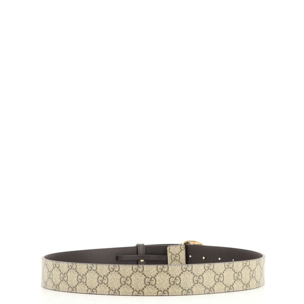 Interlocking G Belt GG Coated Canvas Wide 90