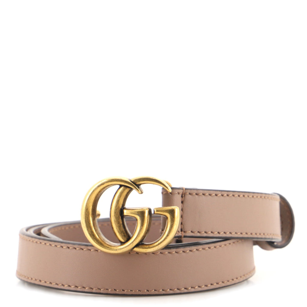GG Marmont Belt Leather Thin 75
