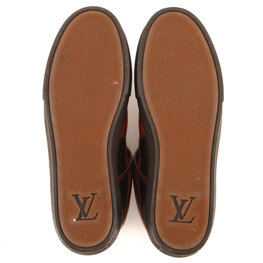 Men's LV Low Top Tower Sneakers Leather
