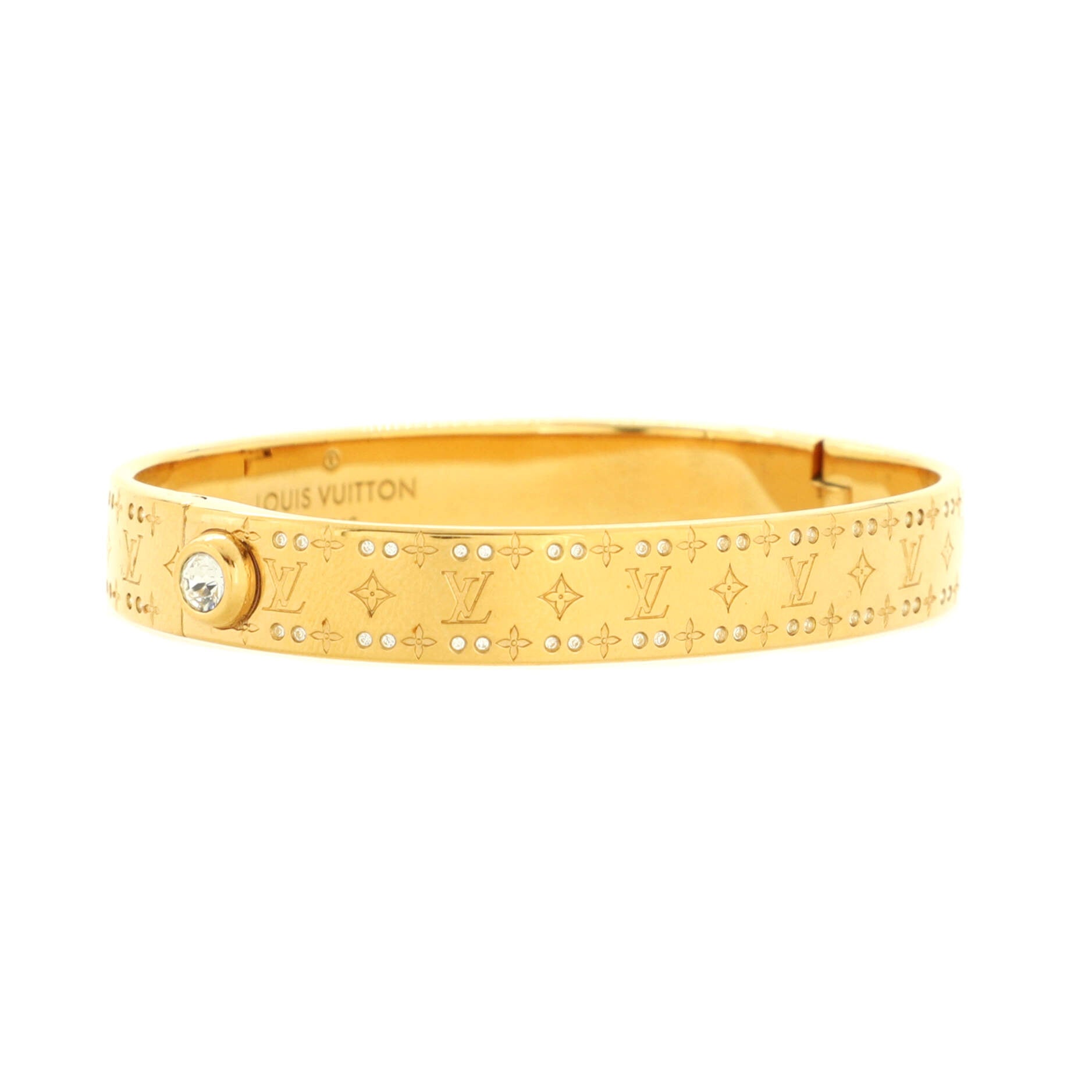 Nanogram Cuff Bracelet Metal with Strass