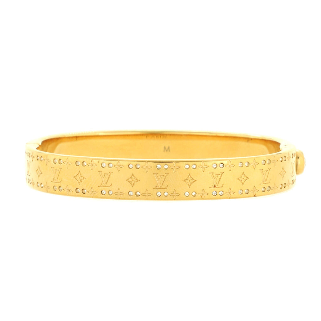 Nanogram Cuff Bracelet Metal with Strass