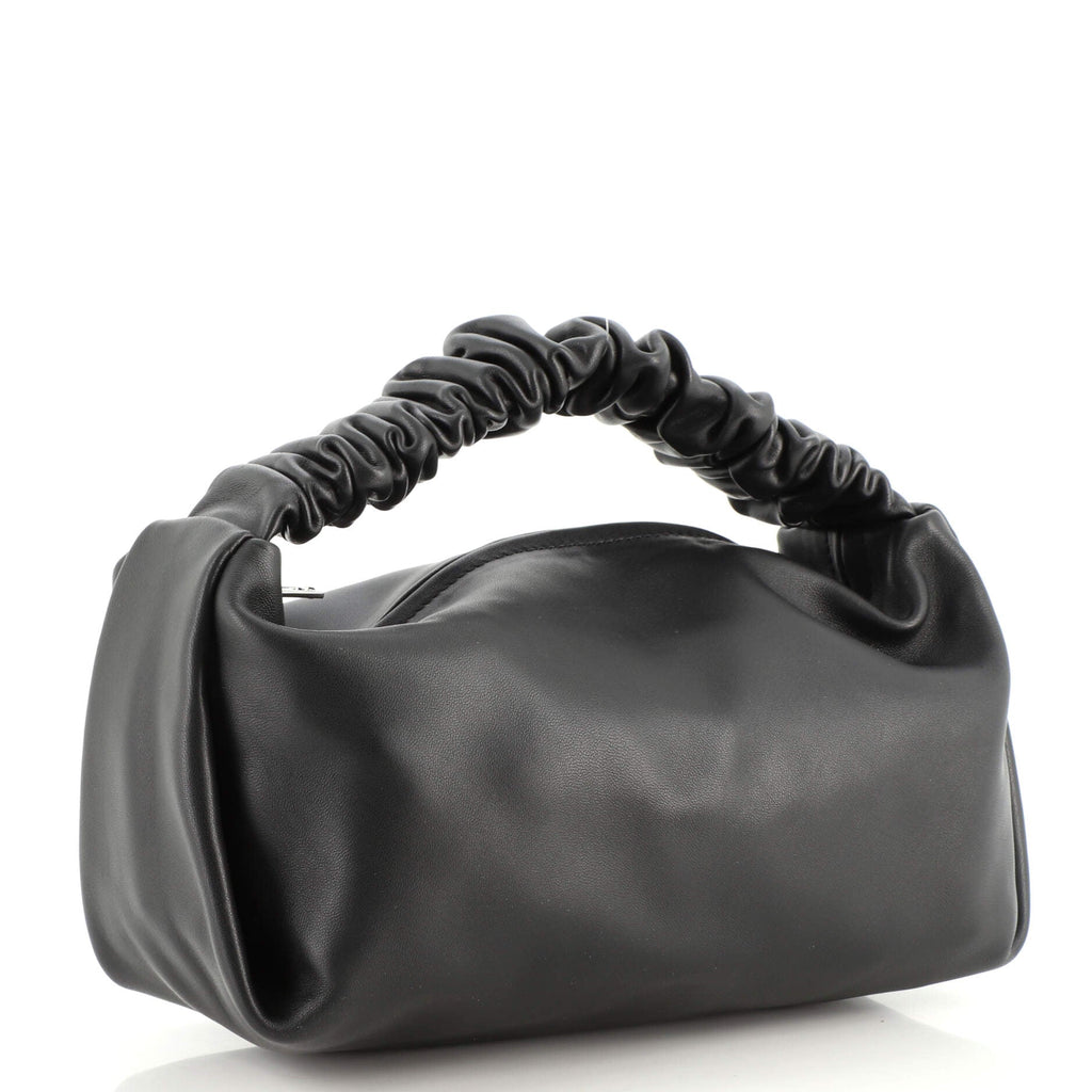 Scrunchie Bag Leather Mini