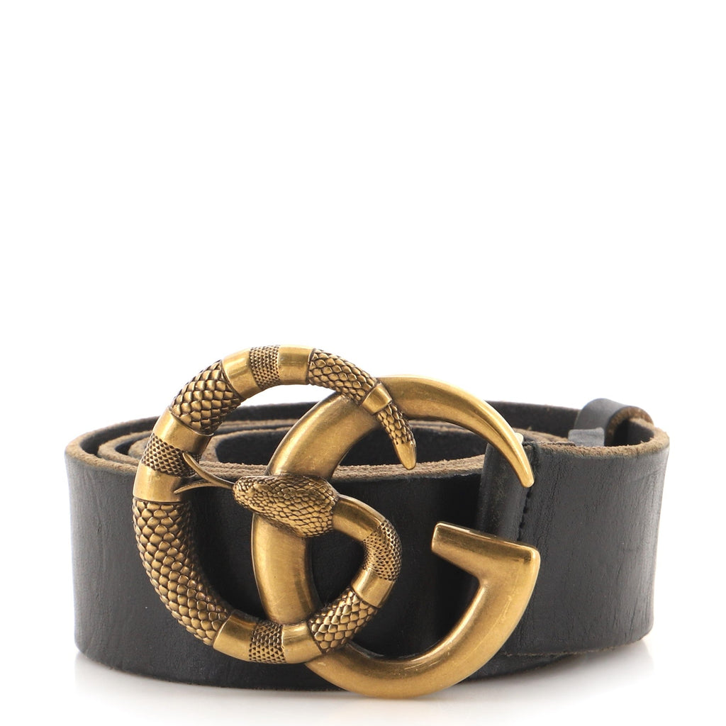 Snake Marmont Belt Leather Wide 90