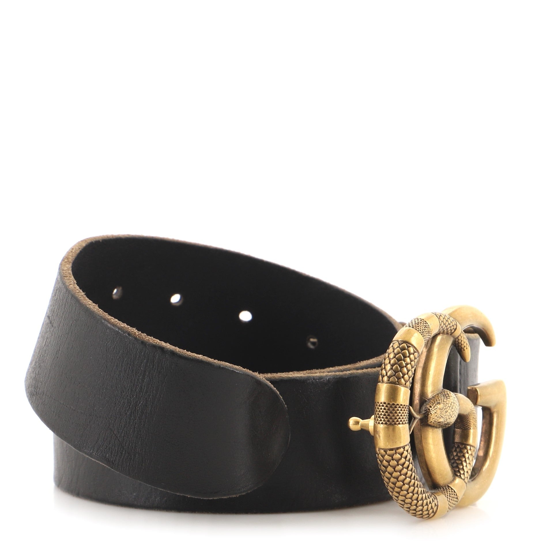 Snake Marmont Belt Leather Wide 90