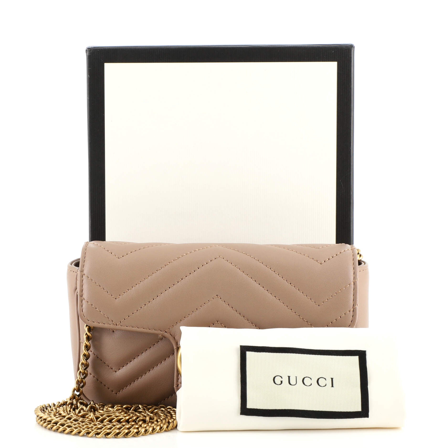 GG Marmont Flap Bag Matelasse Leather Super Mini