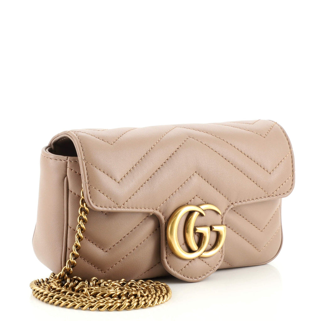 GG Marmont Flap Bag Matelasse Leather Super Mini