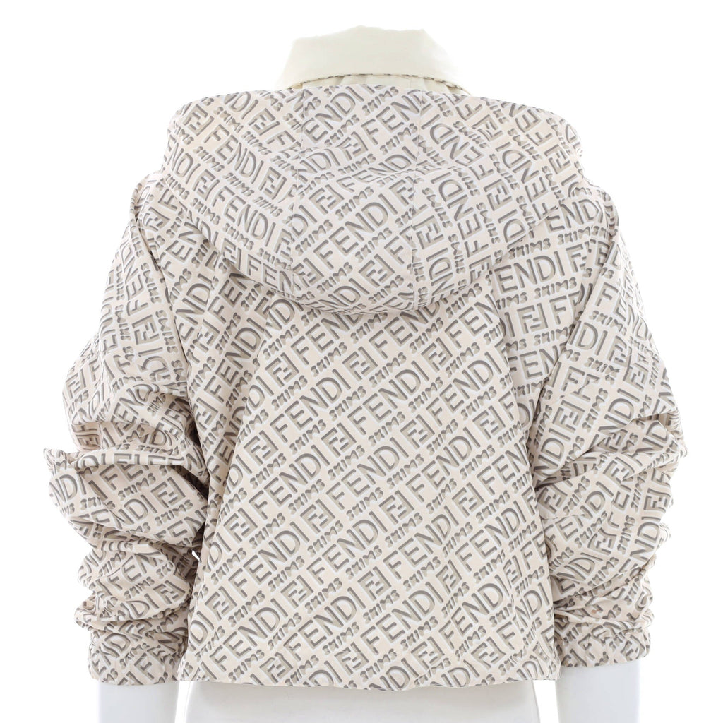 Women's Fendi x Skims Reversible Cropped Windbreaker Printed Polyester
