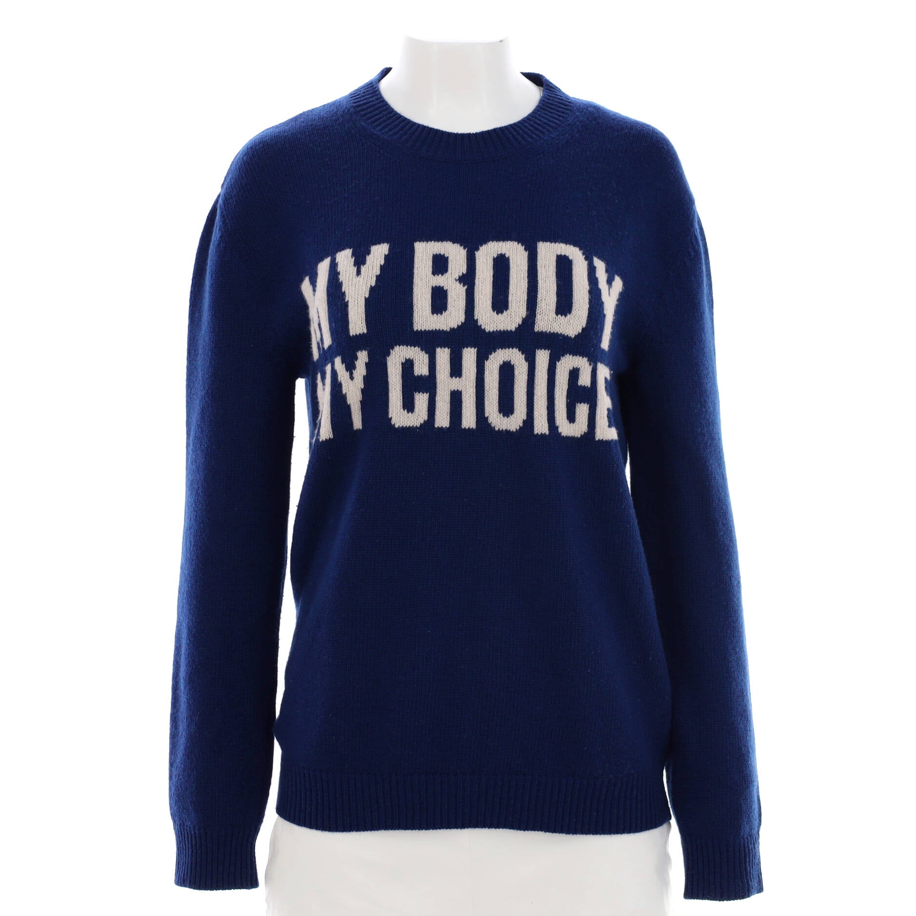 Women's My Body My Choice Intarsia Sweater Wool