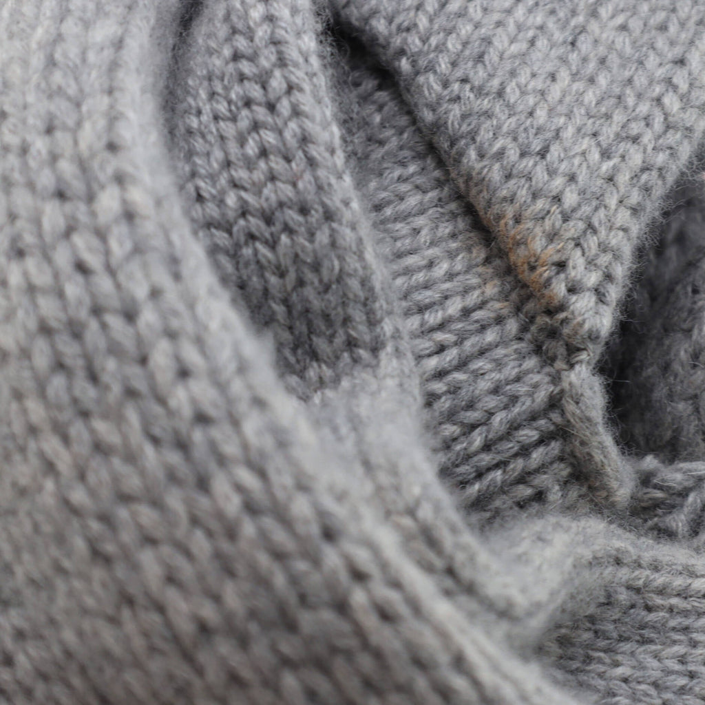 Women's Knotted Cowl Neck Sweater Cashmere