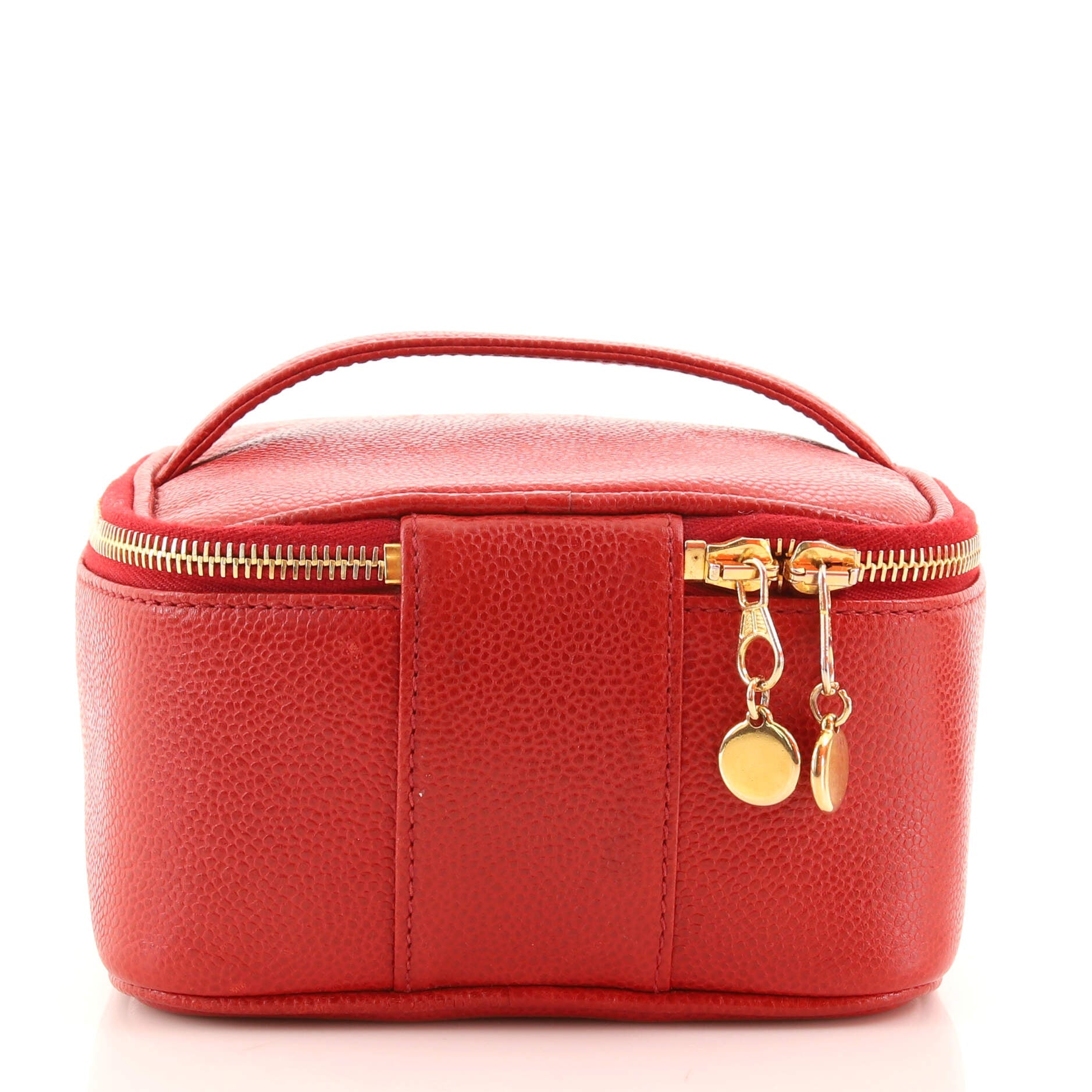 Vintage Timeless Cosmetic Case Caviar Medium
