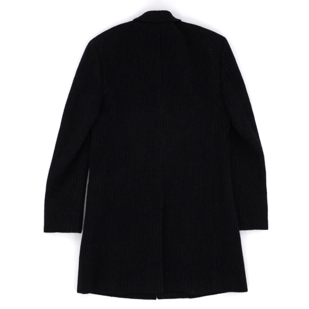 Men's Single Breasted Coat Wool Blend