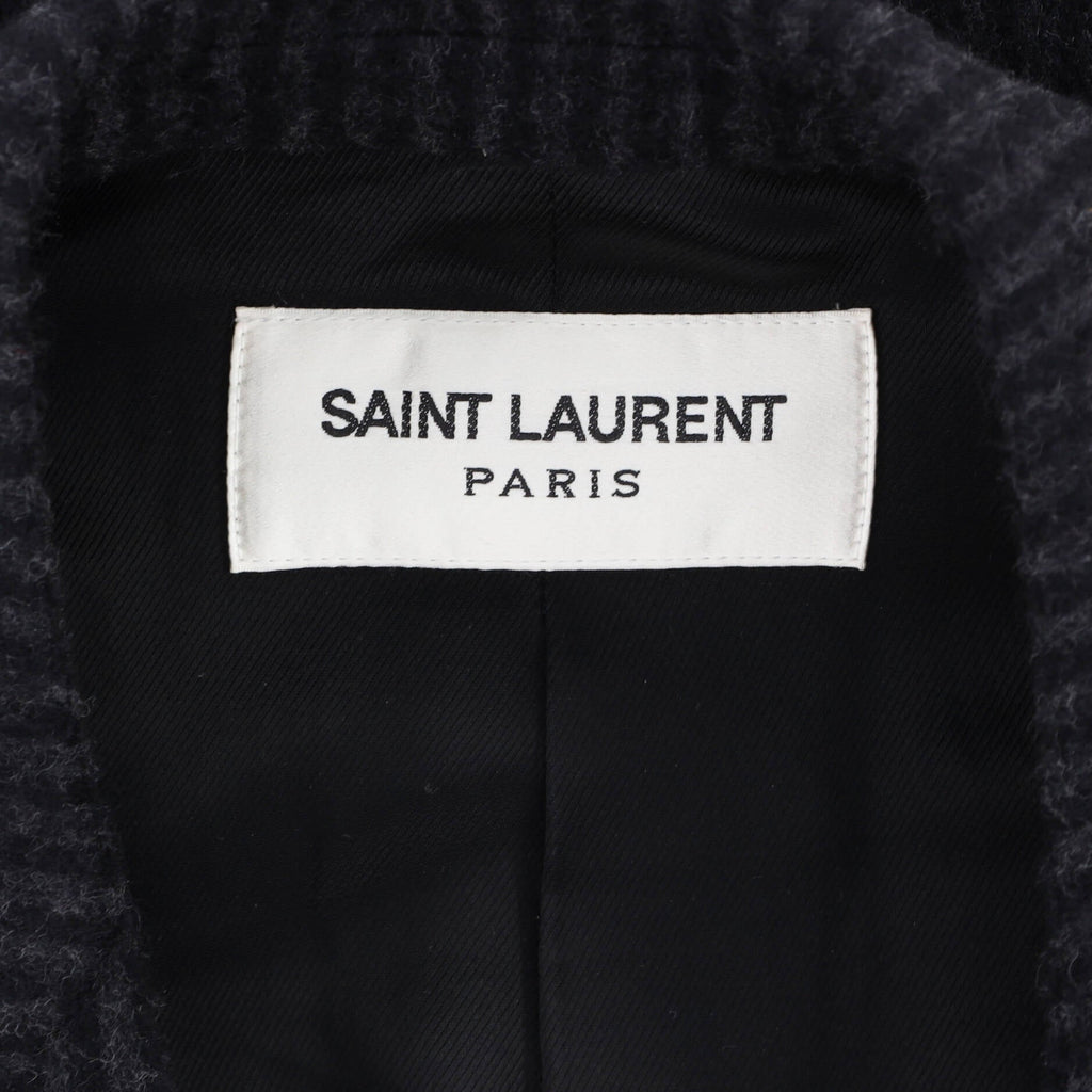 Men's Single Breasted Coat Wool Blend
