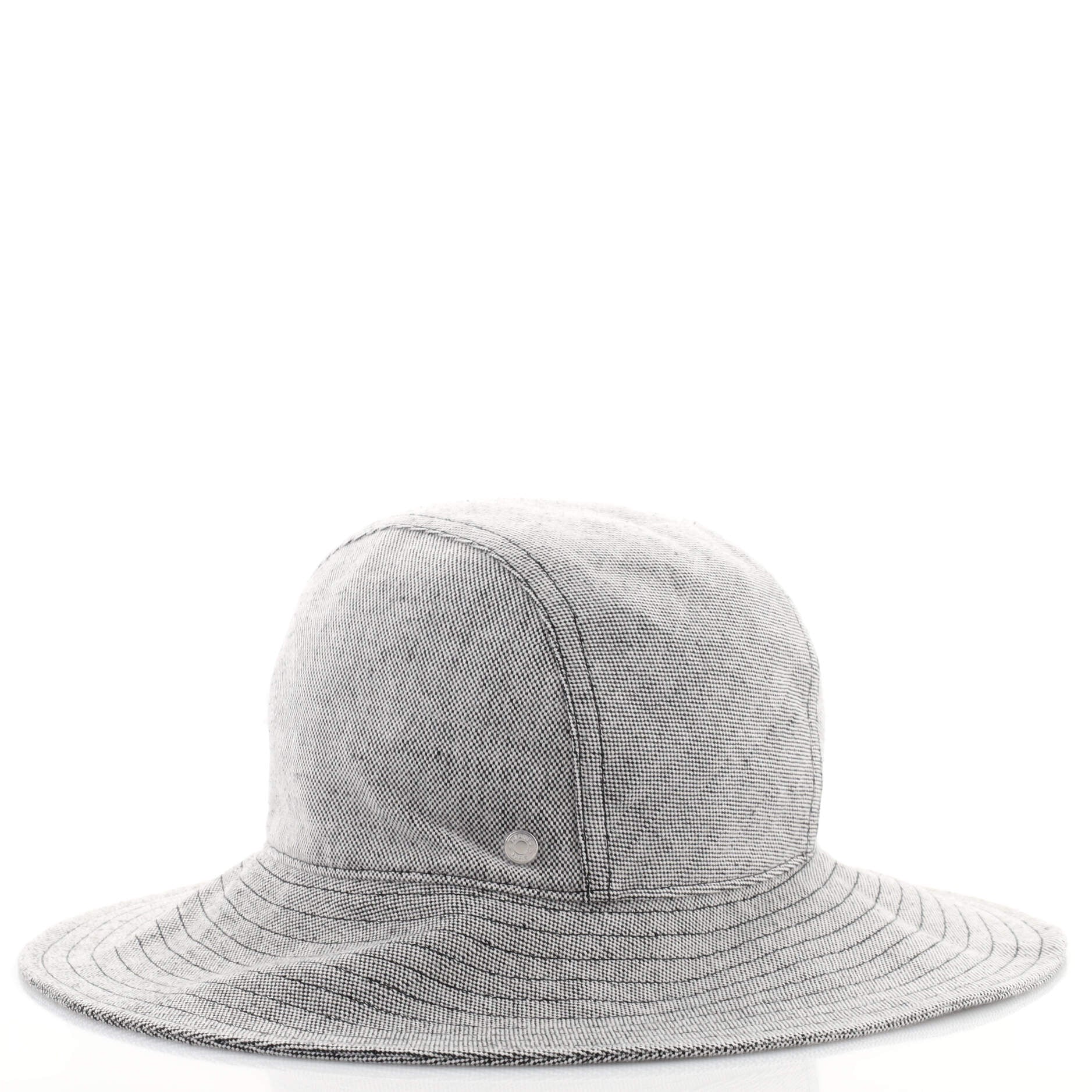 Colette Hat Linen and Cotton Blend Large