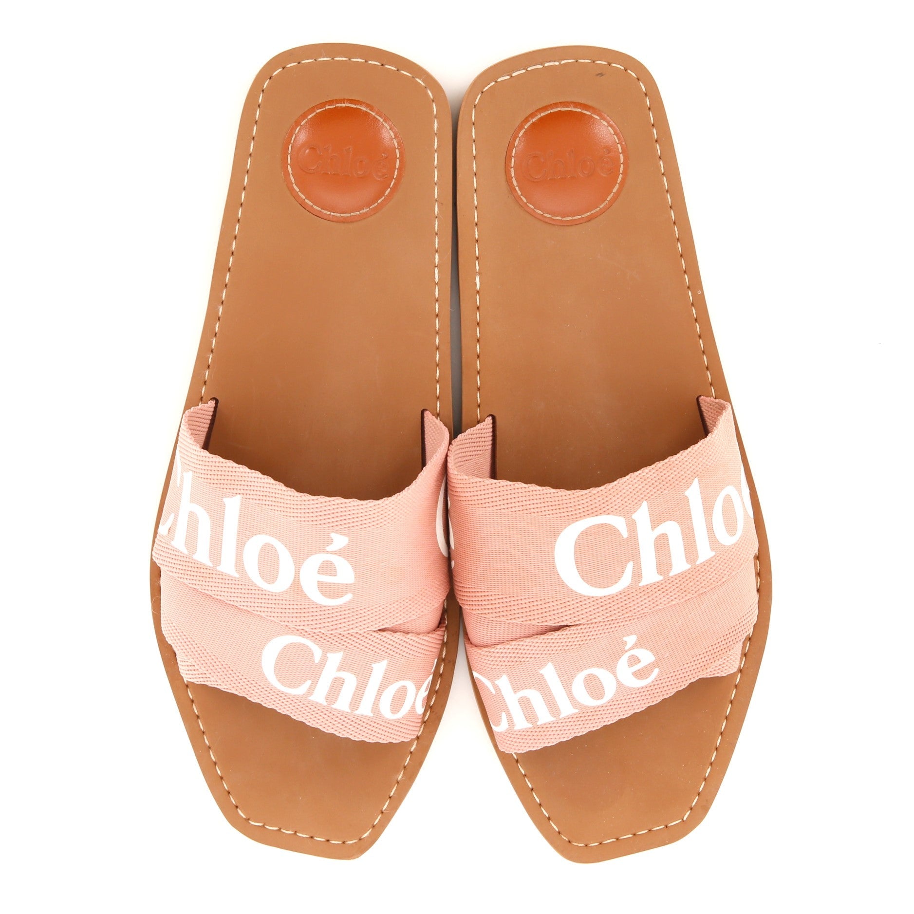 Women's Woody Logo Slide Sandals Fabric