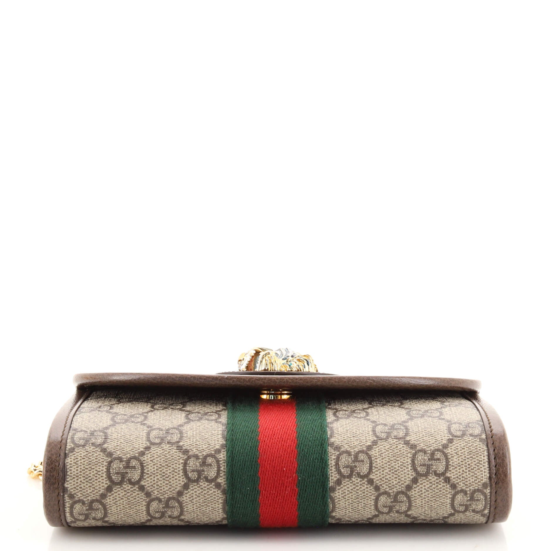Rajah Web Chain Shoulder Bag GG Coated Canvas Mini