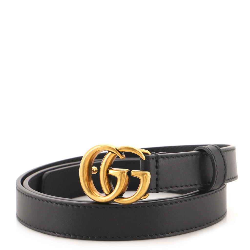 GG Marmont Belt Leather Thin 85