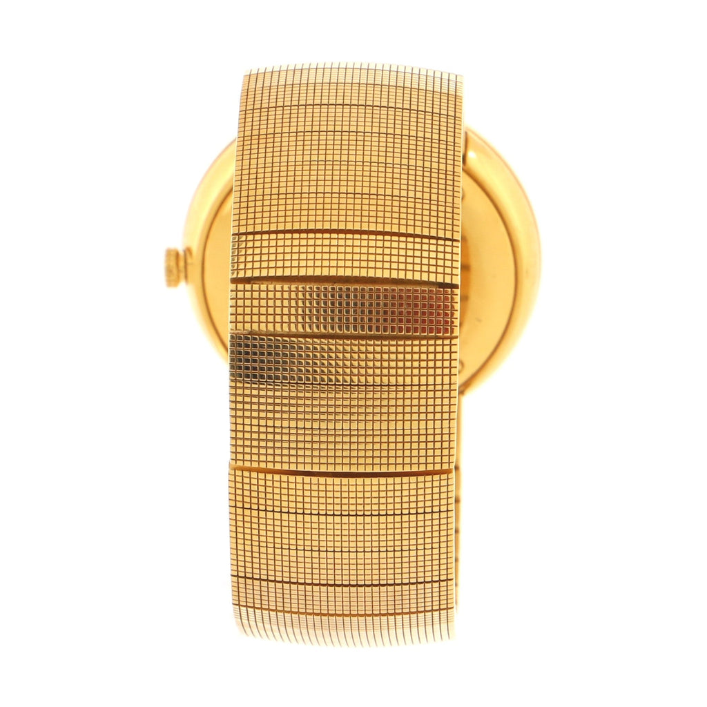 La D De Dior Quartz Watch Yellow Gold with Diamond Bezel 38