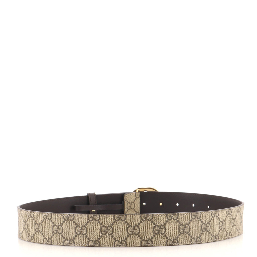 Interlocking G Belt GG Coated Canvas Wide 85