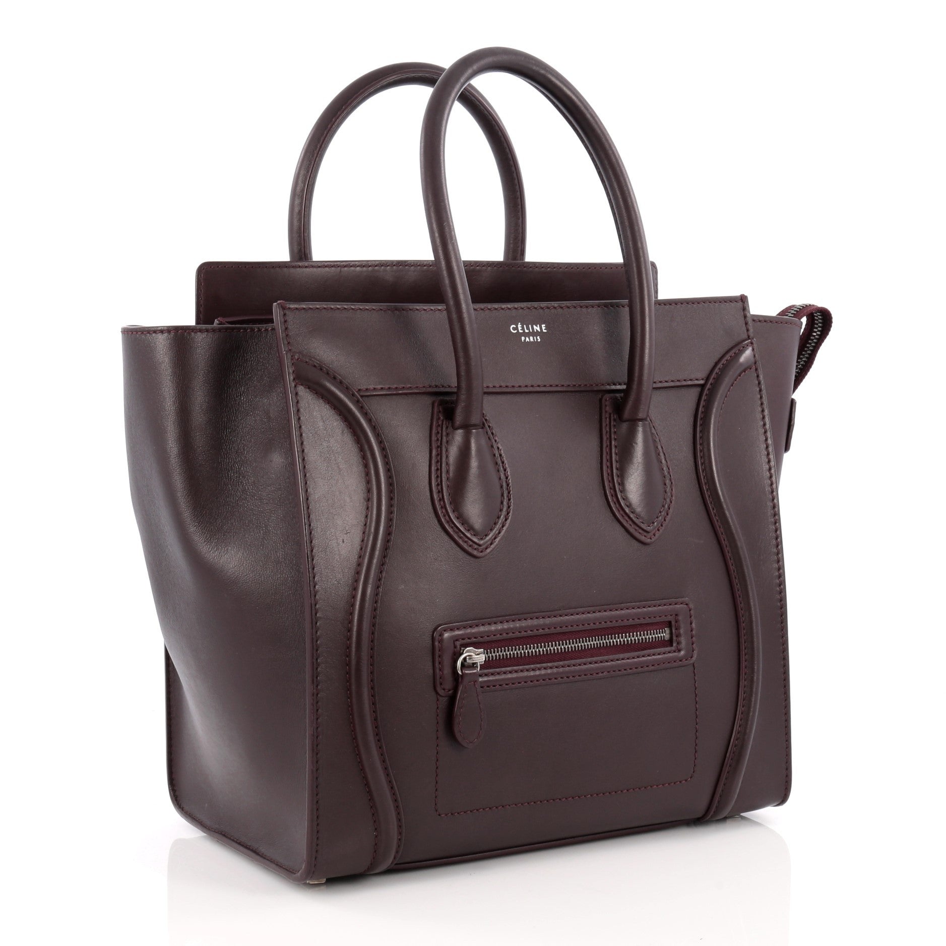 Luggage Handbag Smooth Leather Mini