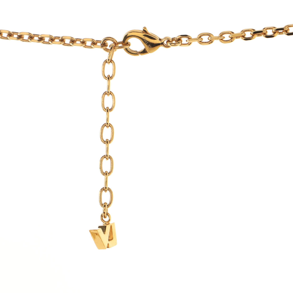 Love Letters Pendant Long Necklace Metal with Crystal